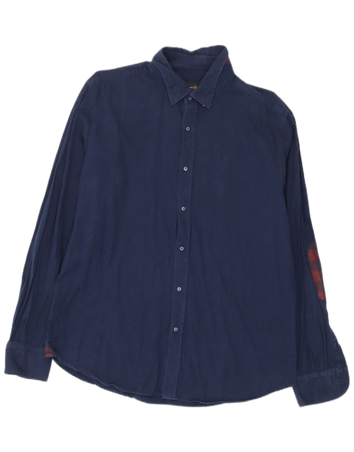 Cămașă Massimo Dutti pentru bărbați XL bleumarin