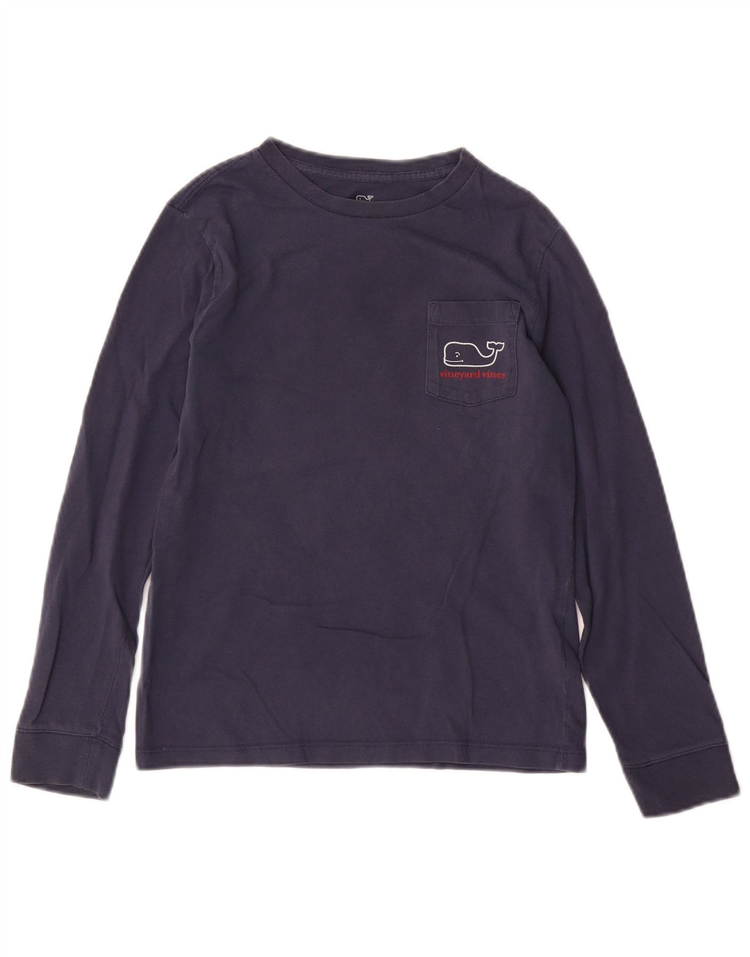 VINEYARD VINES Băieți Top Grafic Mânecă Lungă 8-9 Ani Mic Albastru Crăciun