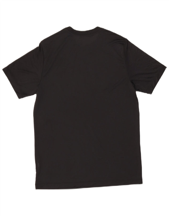 Tricou grafic Nike Dri Fit pentru bărbați Top mediu negru
