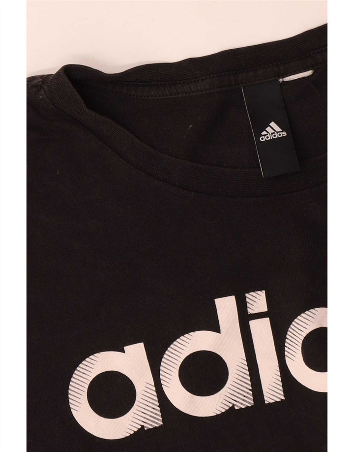 Tricou grafic pentru bărbați Adidas Top Mediu Negru