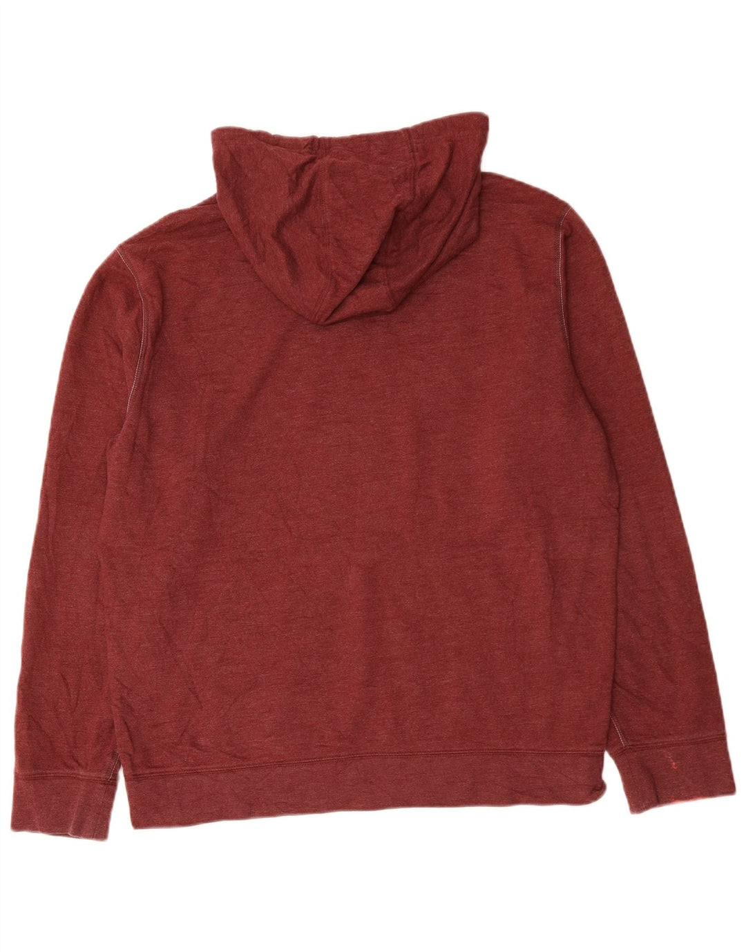 EDDIE BAUER Pulover cu glugă pentru bărbați din bumbac burgundy mediu
