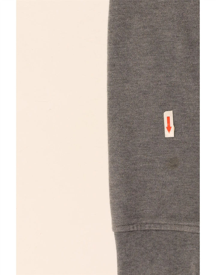 Jachetă de trening pentru bărbați LACOSTE Mărimea 7 2XL bumbac gri