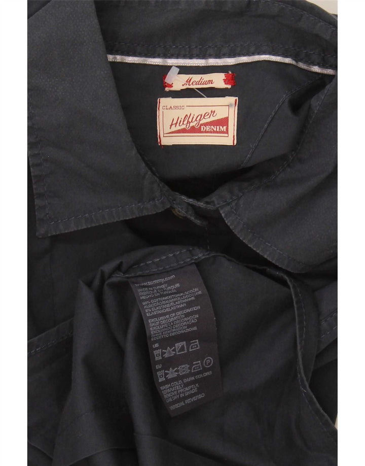 Cămașă Tommy Hilfiger pentru femei UK 12 Medium Bleumarin Bumbac