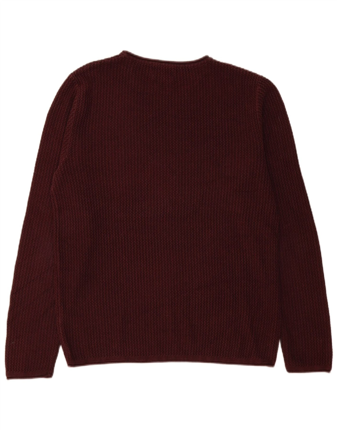 Pulover Jack & Jones pentru bărbați, cu gât roșu, mare, burgundă