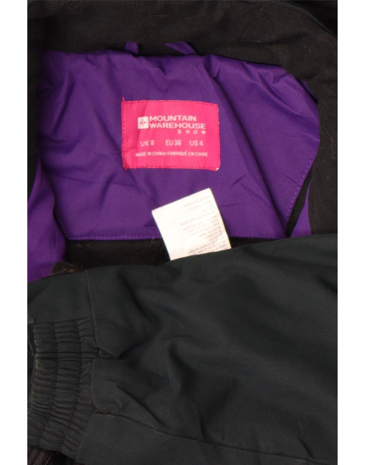 Jachetă Windbreaker pentru femei cu glugă, UK 8 Small Black