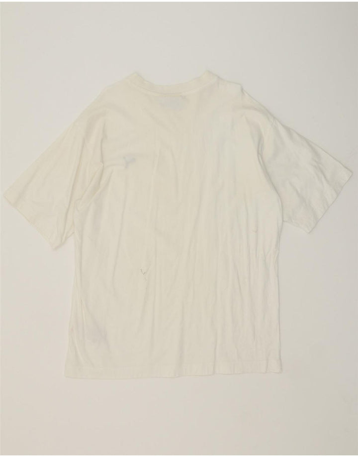 PUMA Mens T-Shirt Top XL White Cotton Vintage Puma and Second-Hand Puma from Messina Hembry 