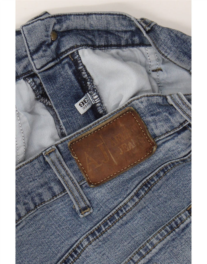 Blugi drepti pentru bărbați Armani W36 L31 Albastru