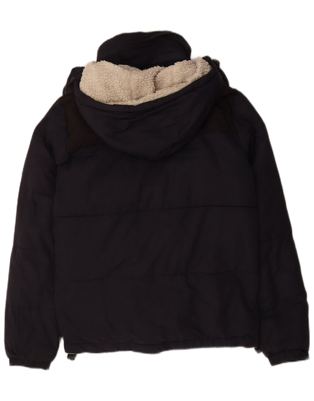 Jachetă căptușită cu glugă Superdry pentru bărbați Marea Britanie 36 Poliester bleumarin mic