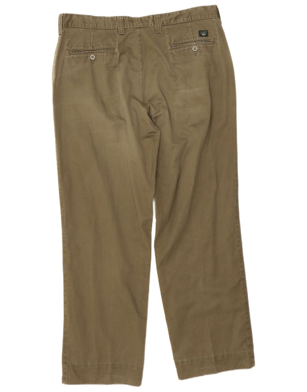 Pantaloni chino drepti pentru bărbați Dockers Khakis W38 L31 Bumbac kaki