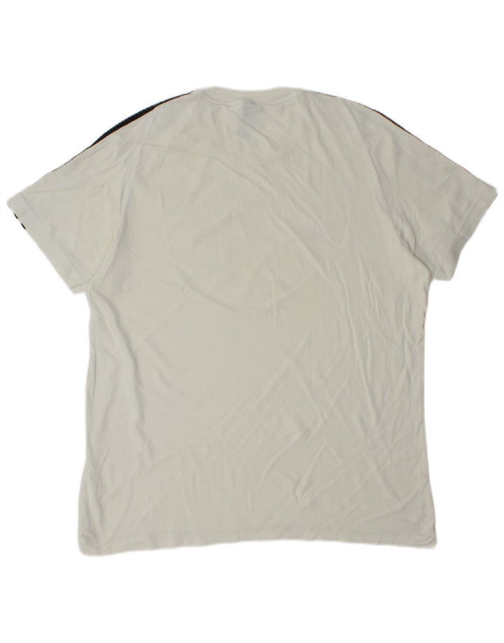 Tricou pentru bărbați ADIDAS Top Mediu Alb