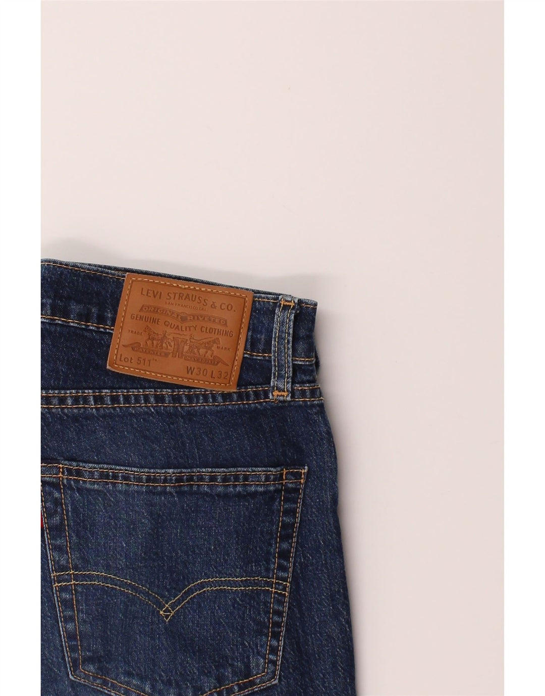 LEVI'S Mens 511 Slim Jeans W30 L32 Blue Cotton Vintage Levi's and Second-Hand Levi's from Messina Hembry 