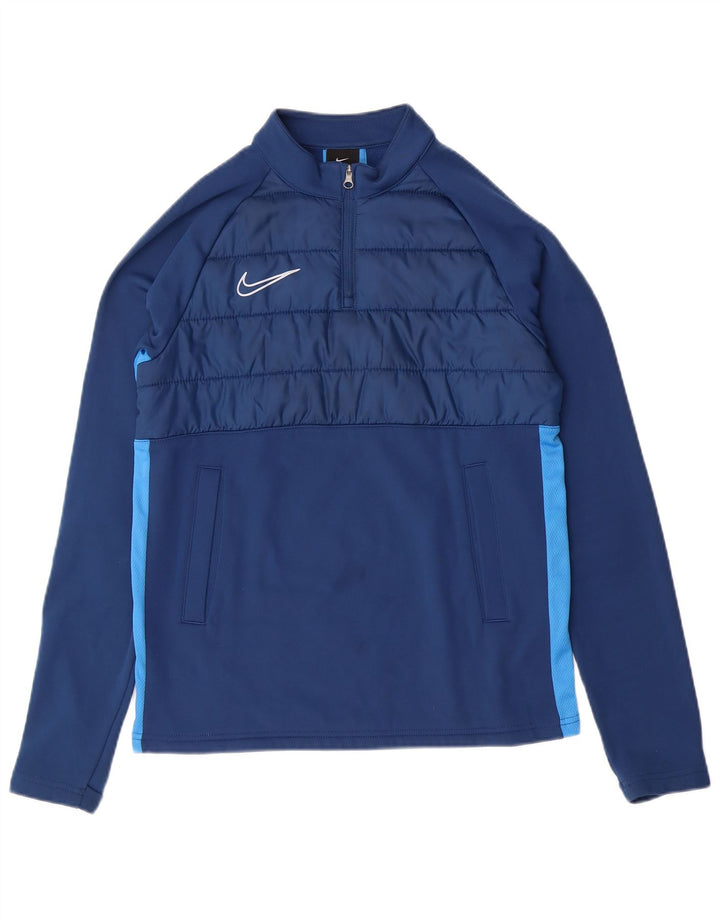 Trening pentru băieți Dri Fit Pullover Top 12-13 ani mare albastru