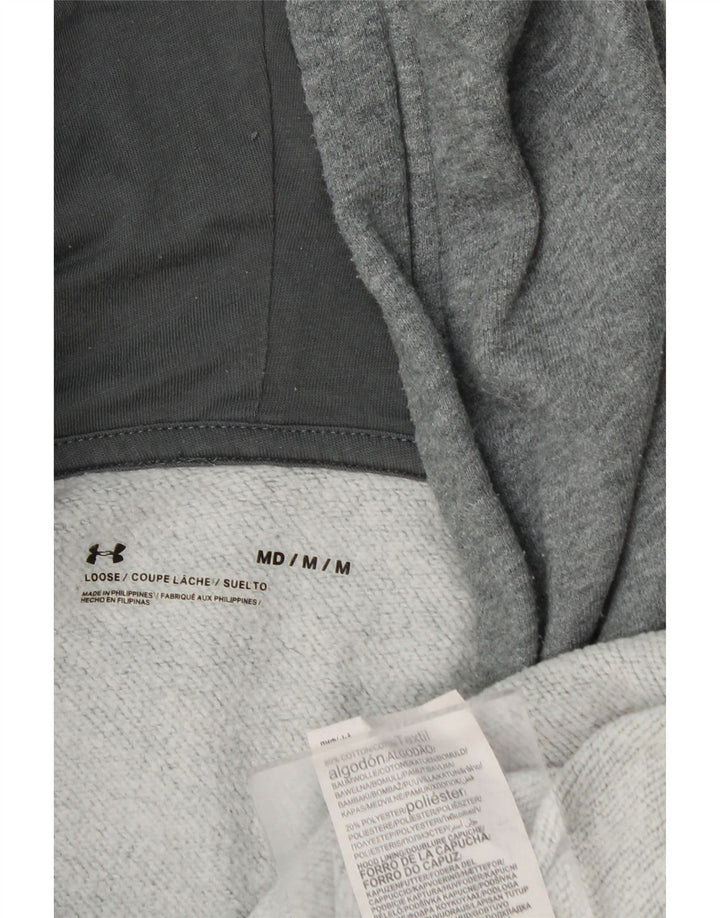 Pulover pentru bărbați Under Armour, bumbac cu pete, gri mediu