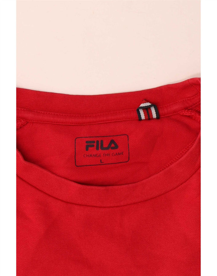 Pulover pentru bărbați Fila Graphic Pulover mare, multicolor, color block, bumbac