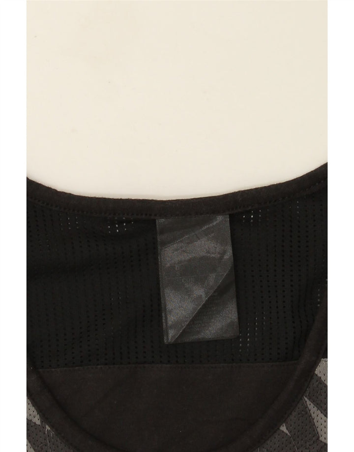 Vestă pentru bărbați Adidas Top Mic Negru Geometric Bumbac