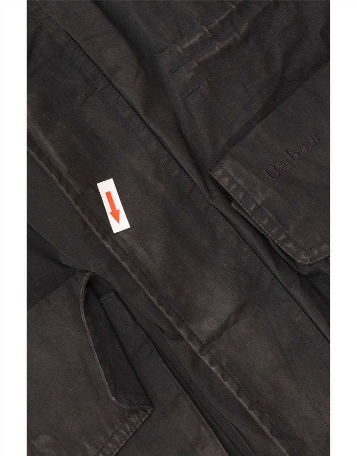 Jachetă pentru bărbați Barbour din bumbac cerat UK 38 Medium Black