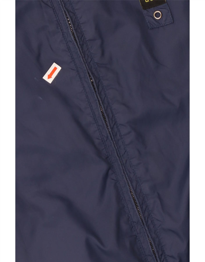 Blauer pentru femei Bomber Jacket UK 12 Medium Bleumarin Poliamidă