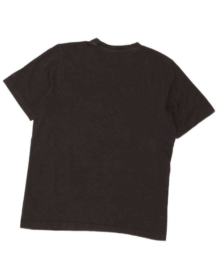 Tricou grafic Adidas pentru bărbați Top mediu negru bumbac