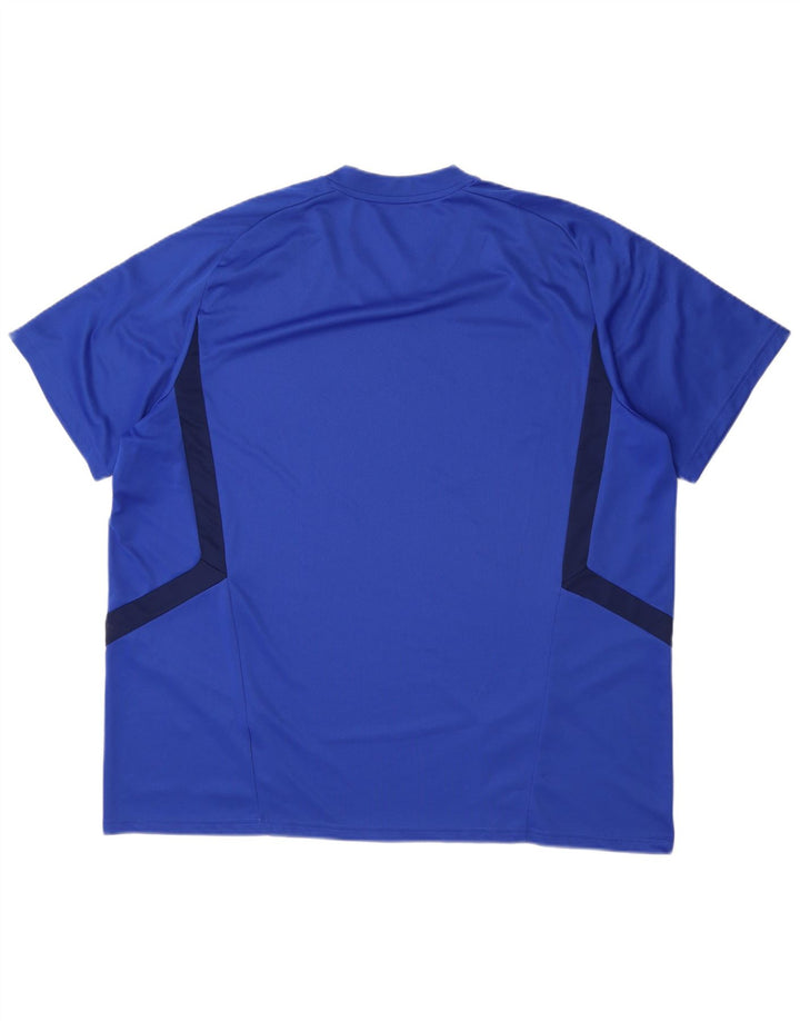 Tricou Adidas Climacool pentru bărbați Top 2XL Albastru Colorblock