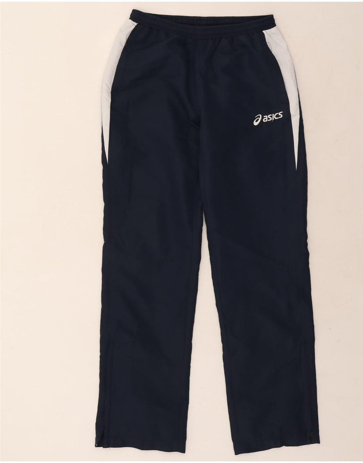 Pantaloni de trening Asics pentru bărbați, mari, bleumarin, poliester color bloc