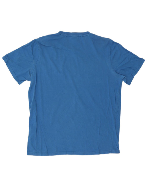 Tricou grafic pentru bărbați Champion Top 3XL Bumbac albastru