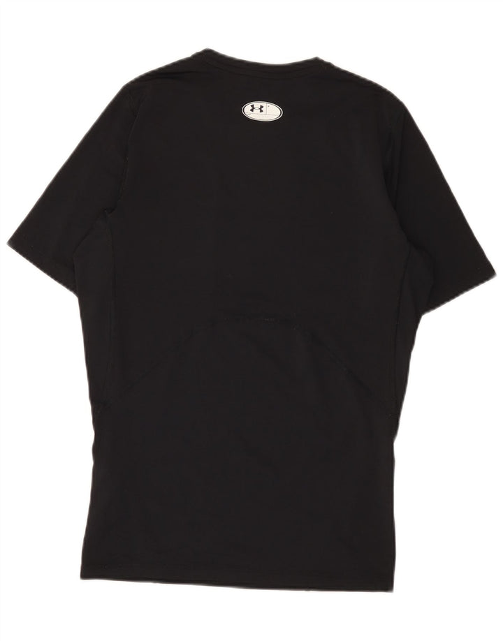 Tricou de compresie Under Armour pentru bărbați Top mare din poliester negru