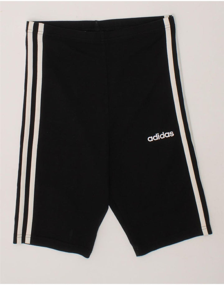 ADIDAS Boys Sport Shorts 9-10 Years  Black Cotton Vintage Adidas and Second-Hand Adidas from Messina Hembry 
