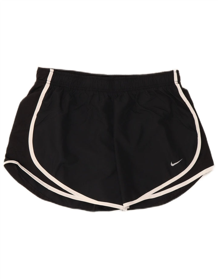 Pantaloni scurti sport NIKE pentru femei UK 14, mari, negru, poliester