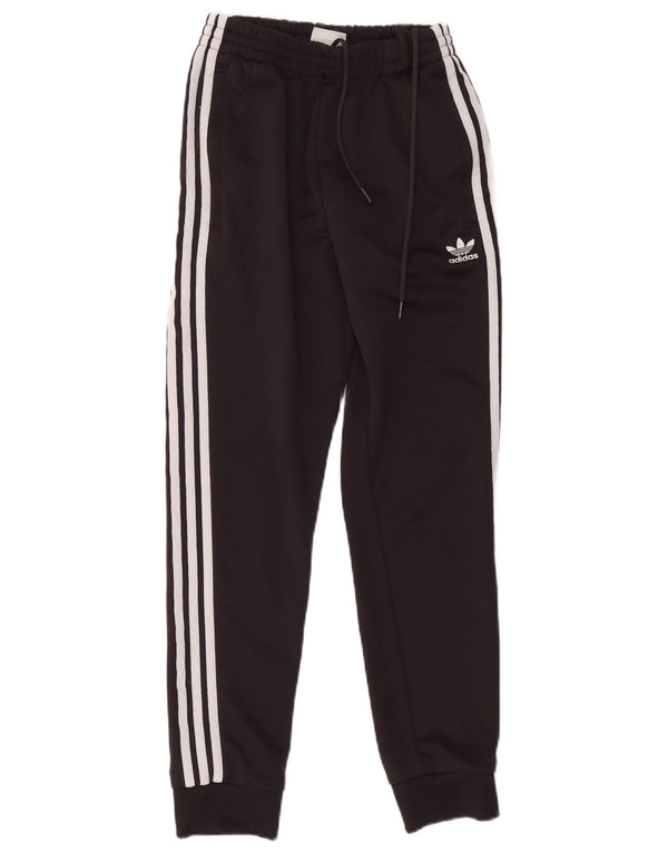 Pantaloni de trening Adidas pentru femei Joggeri UK 10 Bumbac negru mic