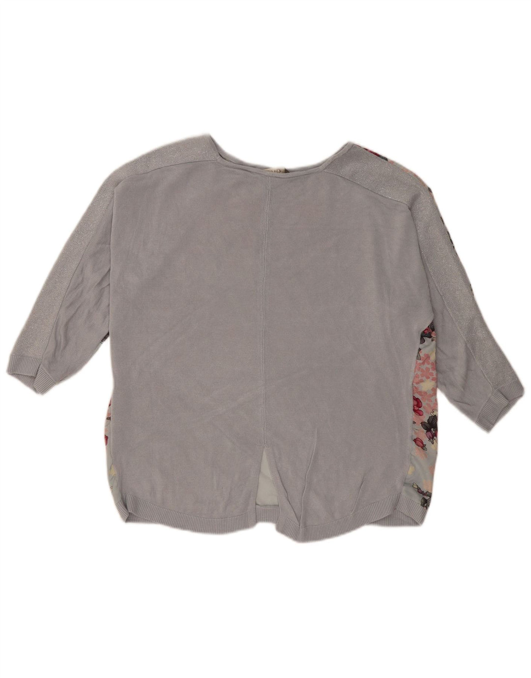 Pulover Oasis pentru femei, supradimensionat, cu gât de barcă, UK 14 Medium Blue Floral