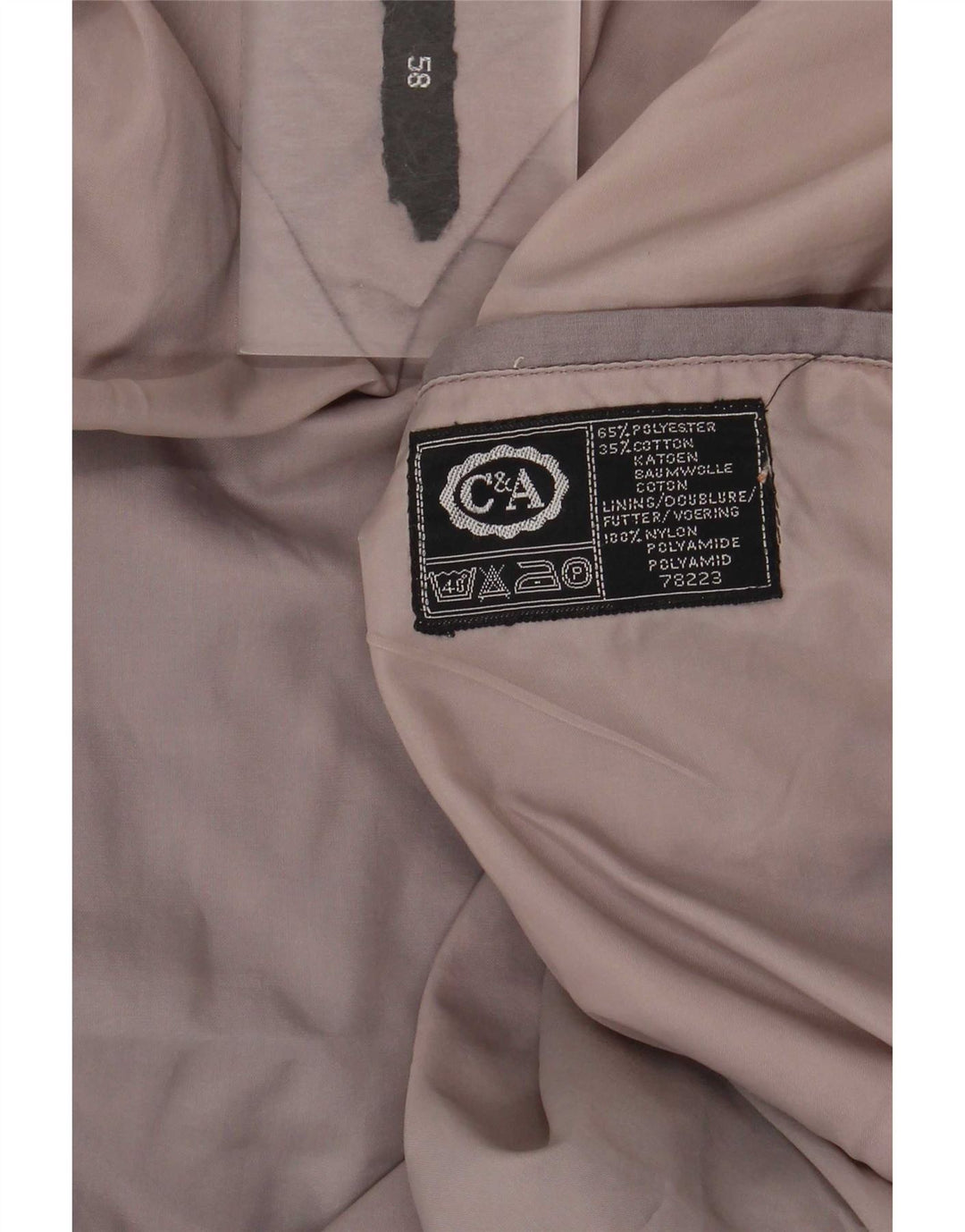 Jachetă bomber pentru bărbați C & A IT 58 4XL Gri Poliester color bloc