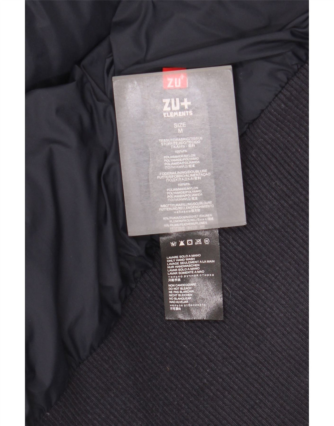 Jachetă căptușită cu glugă pentru femei Zu Elements UK 12 Medium Bleumarin Poliamidă