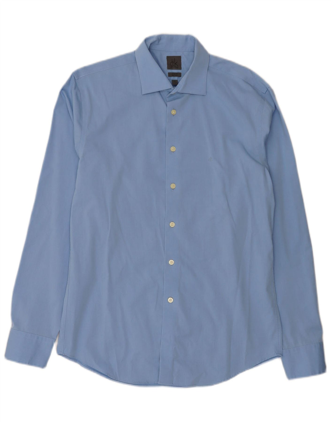 Cămașă pentru bărbați Calvin Klein Slim Fit Mărimea 40 15 3/4 Medium Blue Classic