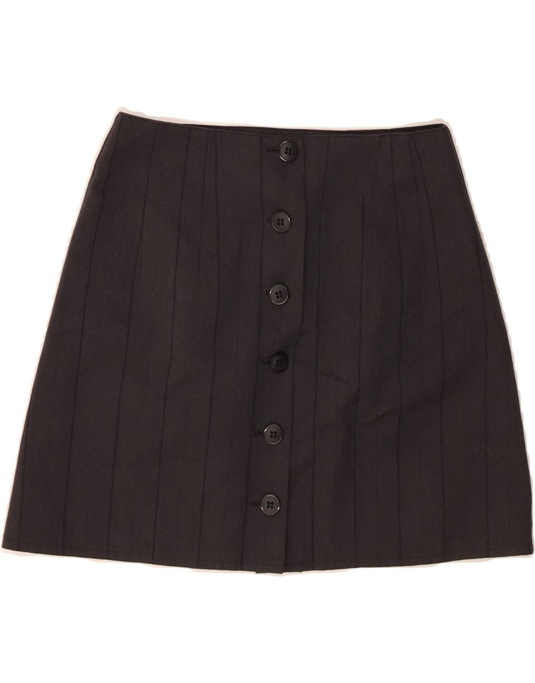 PIMKIE Womens A-Line Skirt IT 42 Medium W26 Grey Polyester Vintage Pimkie and Second-Hand Pimkie from Messina Hembry 