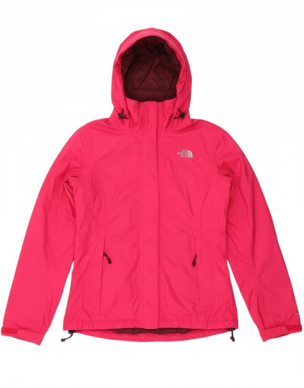 Jachetă de ploaie The North Face Hyvent pentru femei cu glugă supradimensionată UK 10 Small Pink