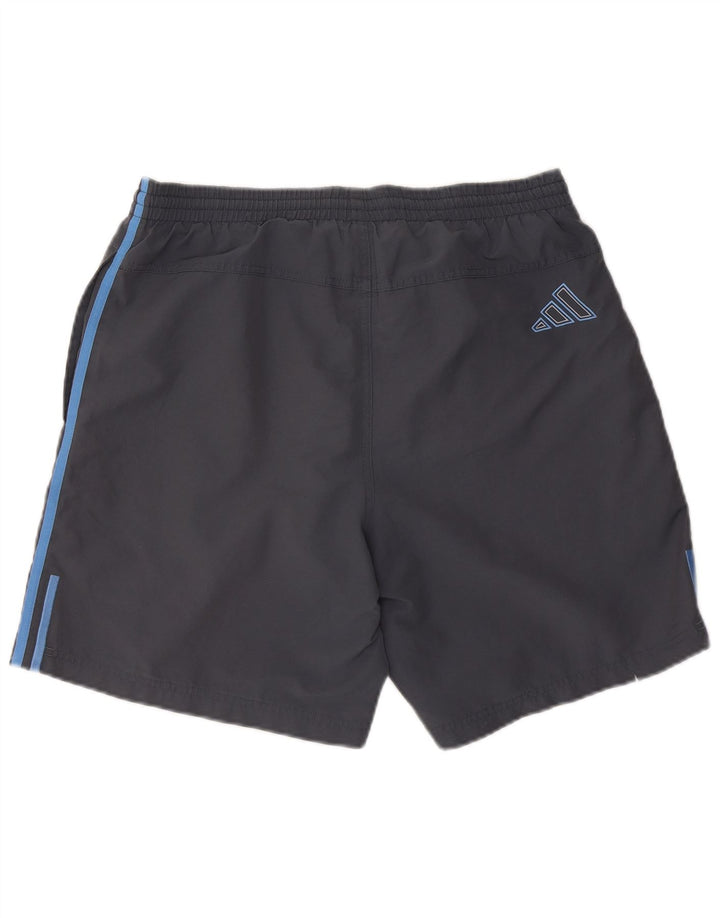 Pantaloni scurți sport Adidas pentru bărbați, mari, gri, poliester