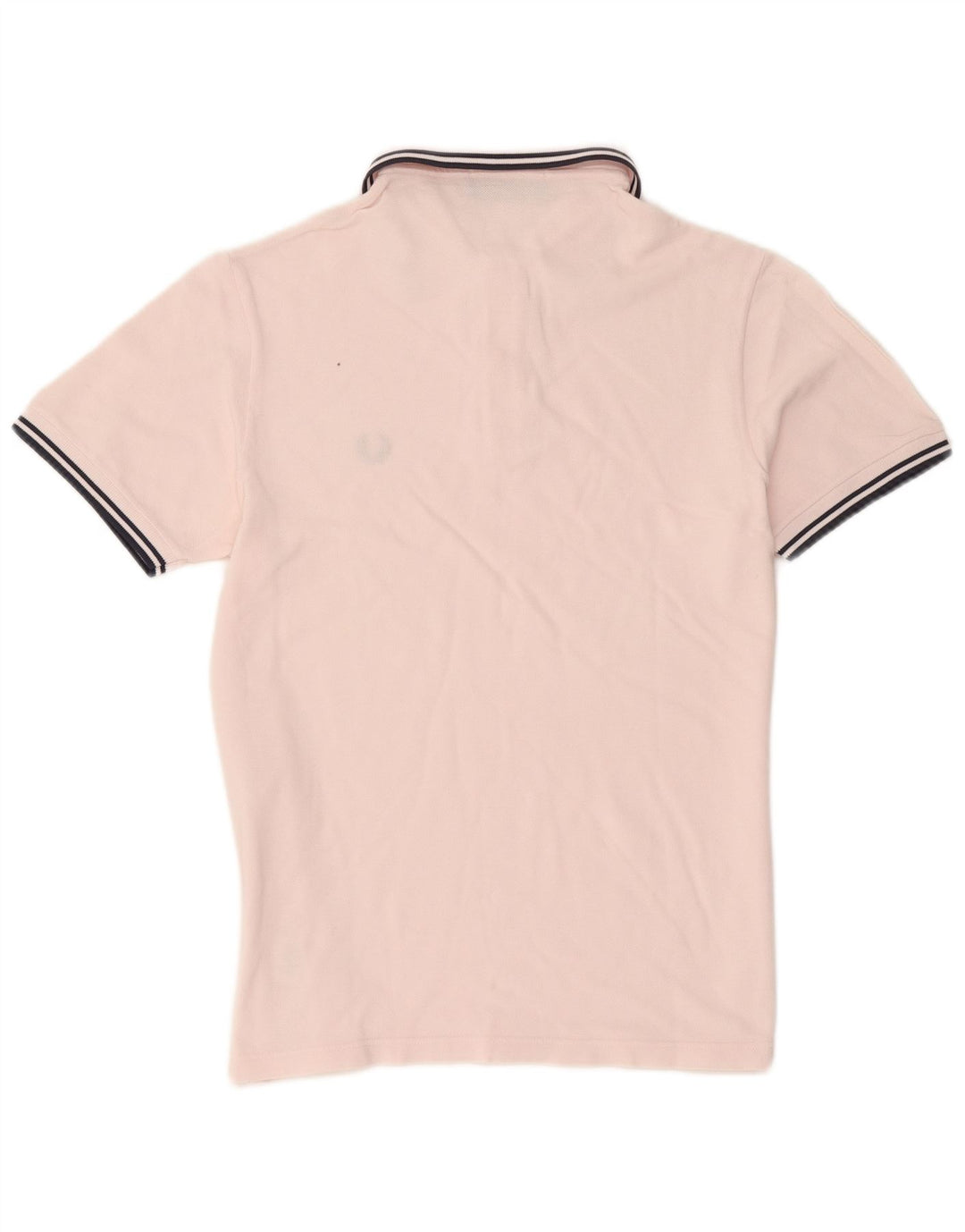 Cămașă polo Fred Perry pentru bărbați, bumbac cu dungi roz mediu