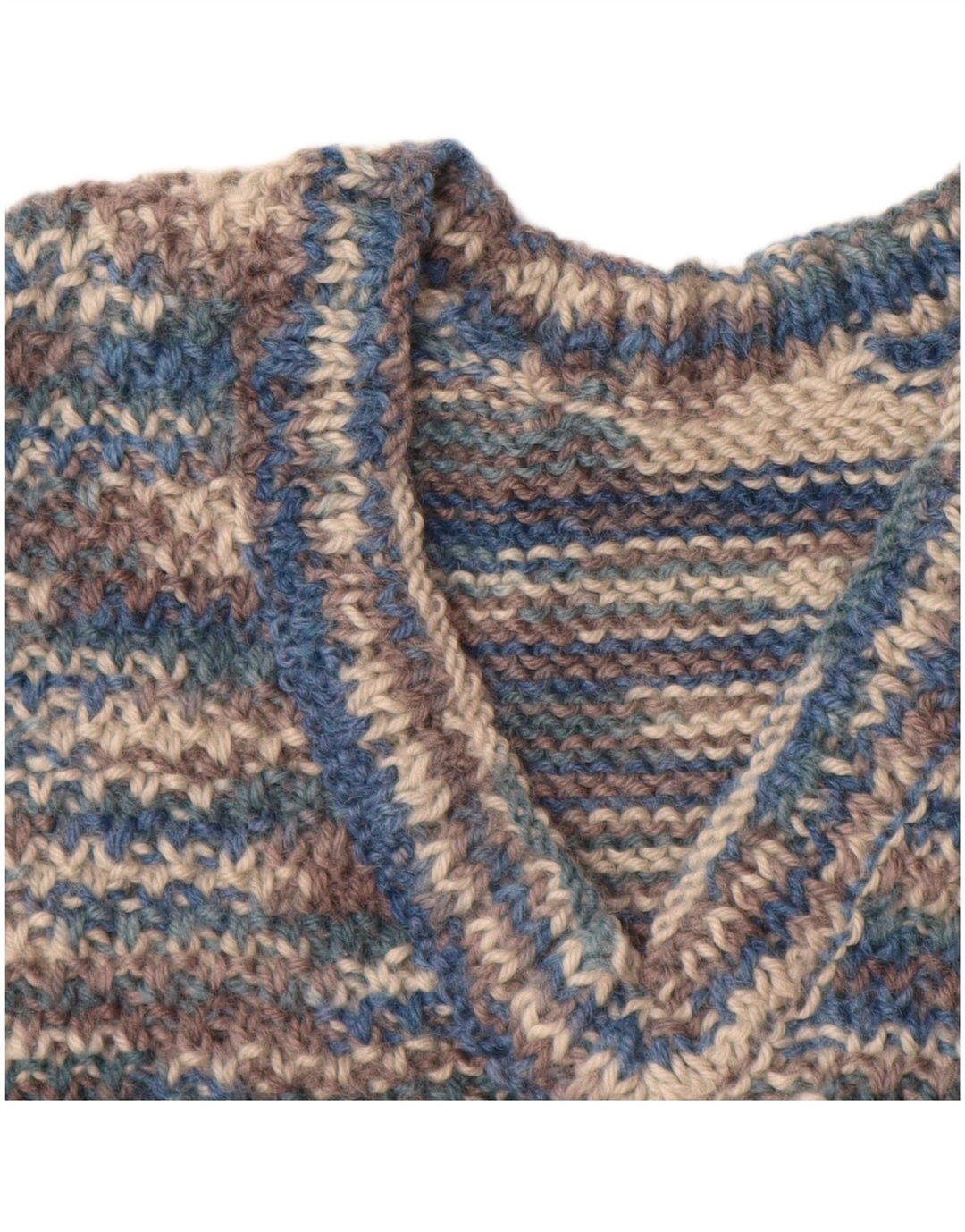 VINTAGE Femei Vest Tank Top UK 8 Small Blue Flecked