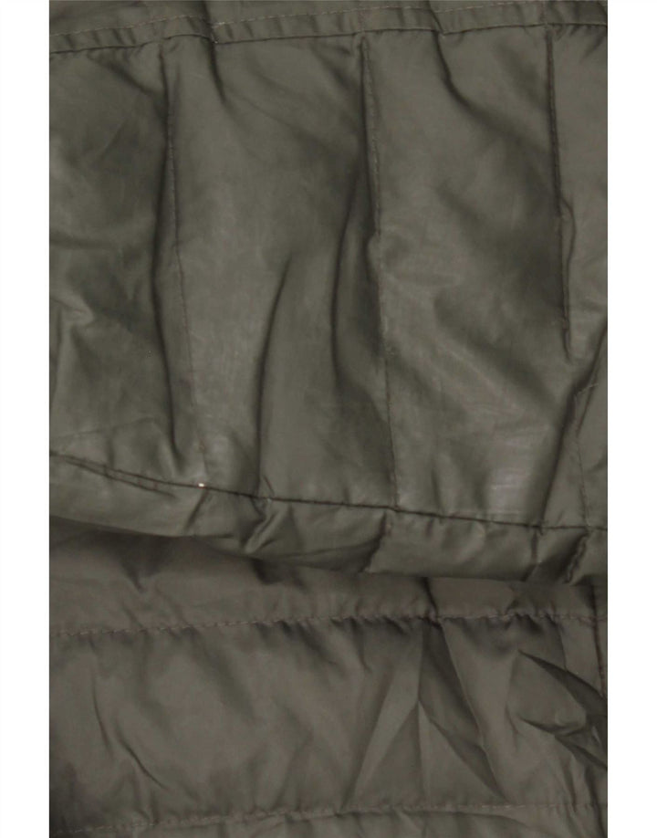 Jachetă căptușită pentru bărbați Massimo Dutti UK 40 Poliester kaki mare