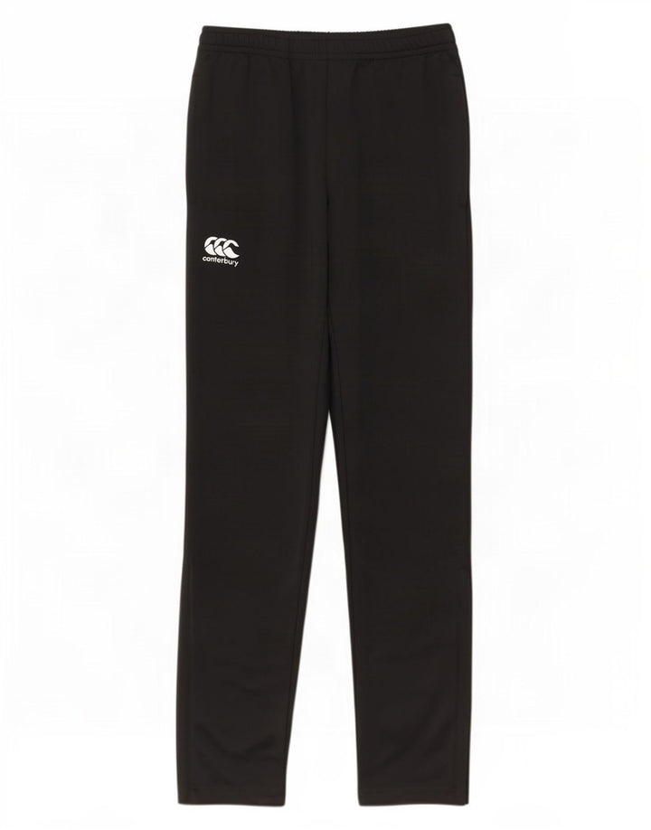 Pantaloni de trening pentru bărbați Canterbury, poliester negru mic