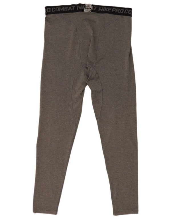 Leggings crop cu grafică de compresie Nike pentru bărbați 2XL, gri, bloc de culoare