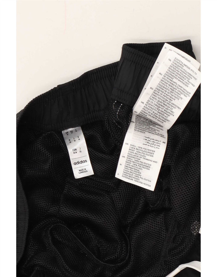 Pantaloni scurți sport pentru bărbați Adidas, poliester mediu negru