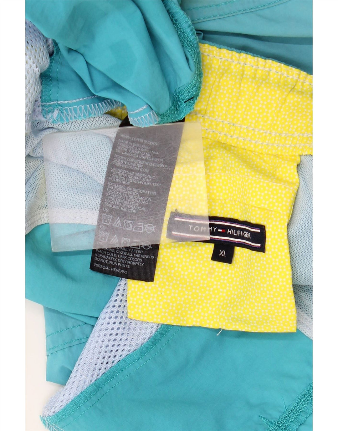 Pantaloni scurți de înot grafic Tommy Hilfiger XL, nailon, albastru