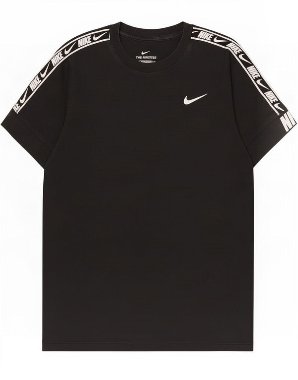 Tricou grafic Nike pentru bărbați Top mic, negru, bumbac