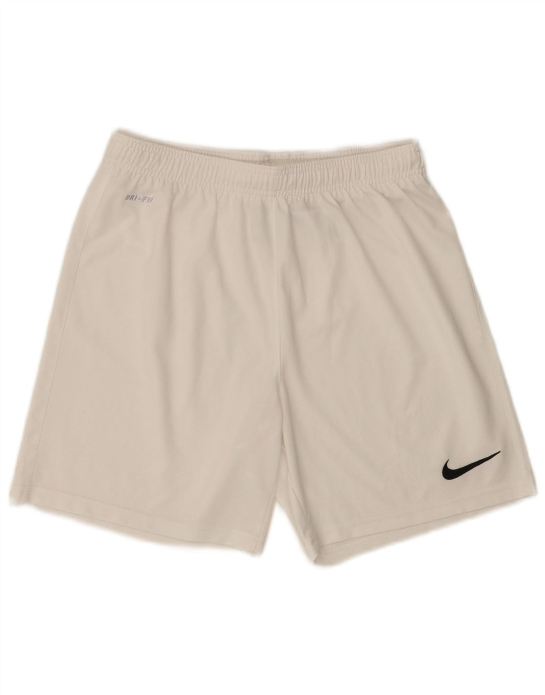 Pantaloni scurți sport Nike Dri Fit pentru bărbați, poliester alb mic