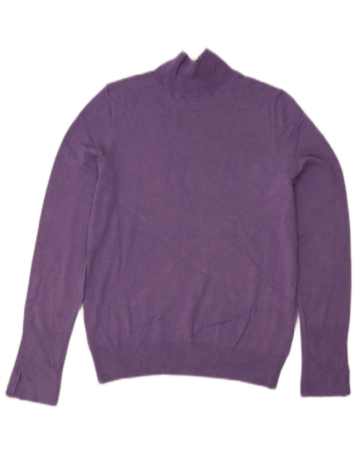 Pulover pentru femei cu gât țestoasă Zara UK 10 Mic violet