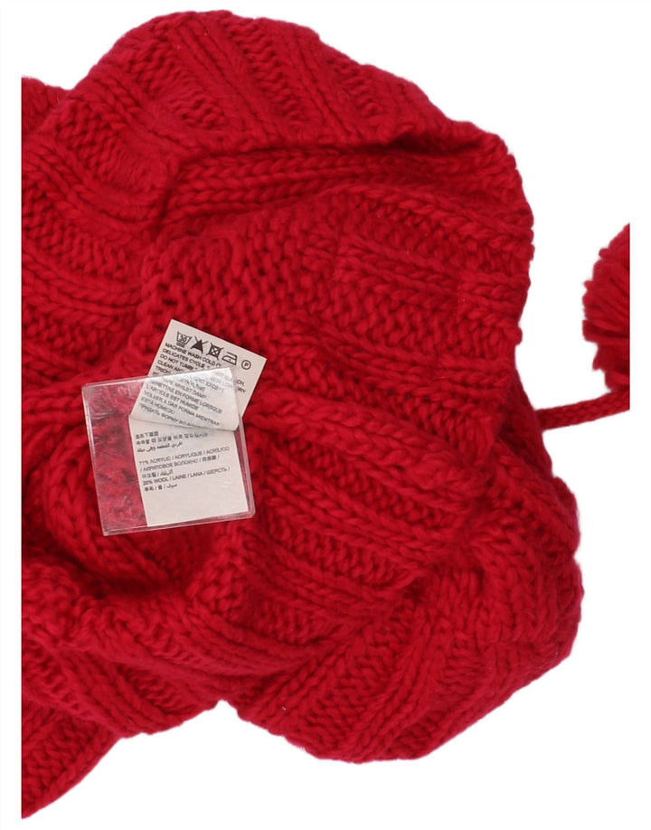 Eșarfă tricotată pentru femei Superdry, mărime unica, roz acrilic iarnă