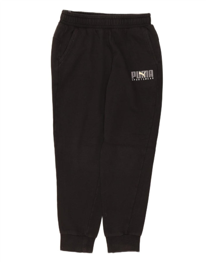 Pantaloni de trening Puma Graphic pentru bărbați Pantaloni de jogging Medium Black