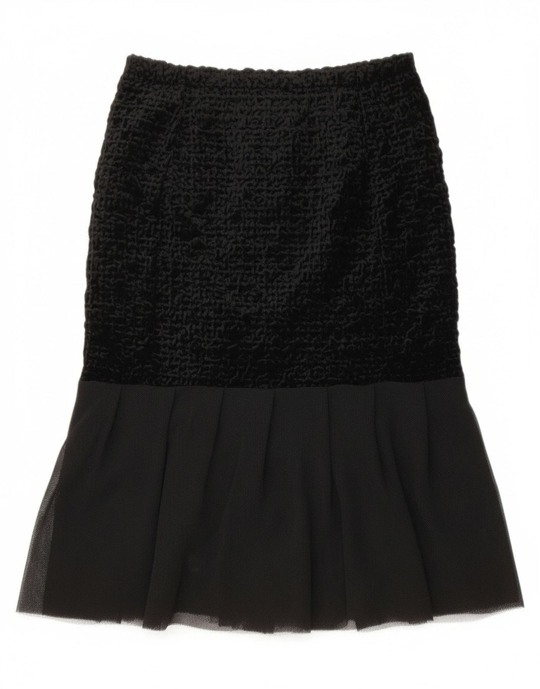Fusta Vintage pentru femei Lalele W28 Medium Black
