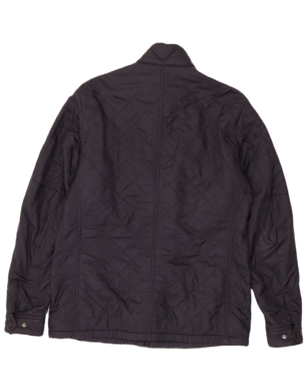 Jachetă matlasată pentru bărbați Barbour UK 40 Poliamidă mare albastru bleumarin